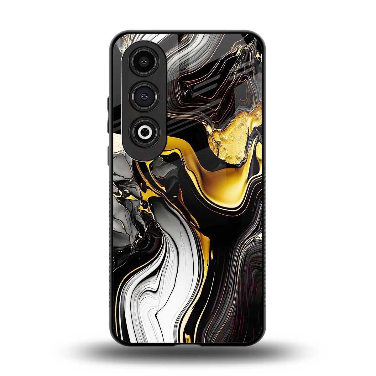 Bronze Glow back phone cover | glass case for oneplus nord ce 4