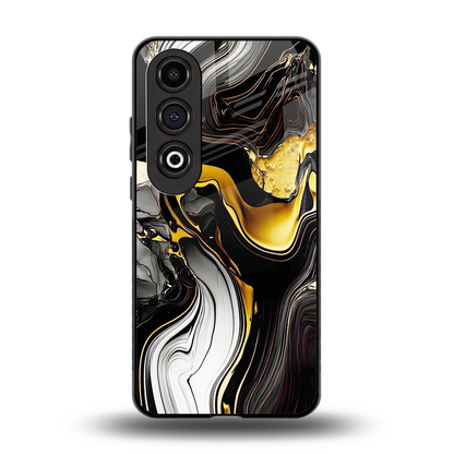 Bronze Glow back phone cover | glass case for oneplus nord ce 4