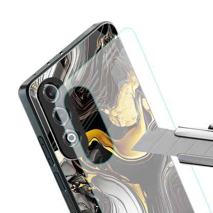 Bronze Glow stylish phone case for oneplus nord ce 4 | glossy glass and slim fit