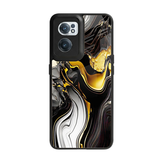 Bronze Glow back phone cover | glass case for oneplus nord ce 2