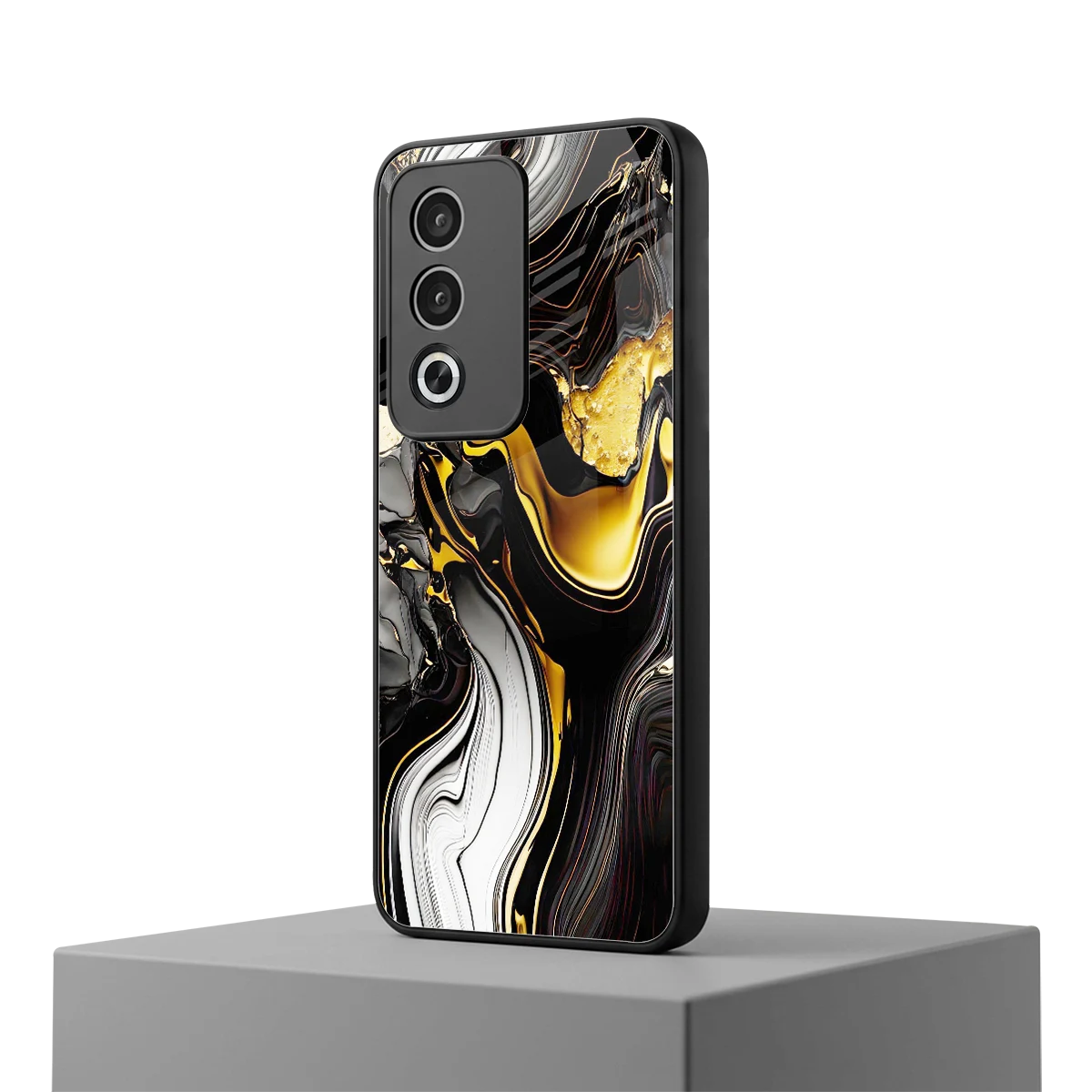 Bronze Glow oppo a3 pro mobile cover | shockproof glass phone case