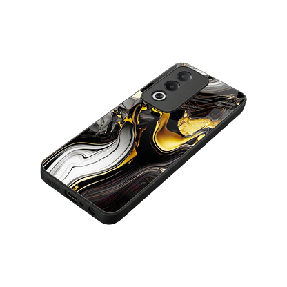 Bronze Glow stylish phone case for oppo a3 pro | glossy glass and slim fit