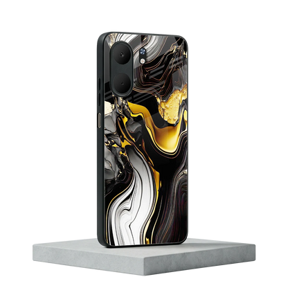 Bronze Glow oppo a5x 5g mobile cover | shockproof glass phone case