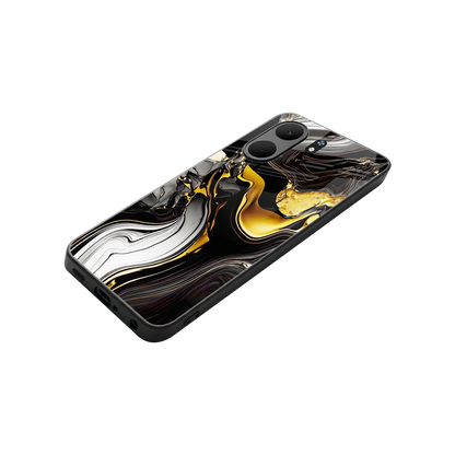 Bronze Glow stylish phone case for oppo a5x 5g | glossy glass and slim fit