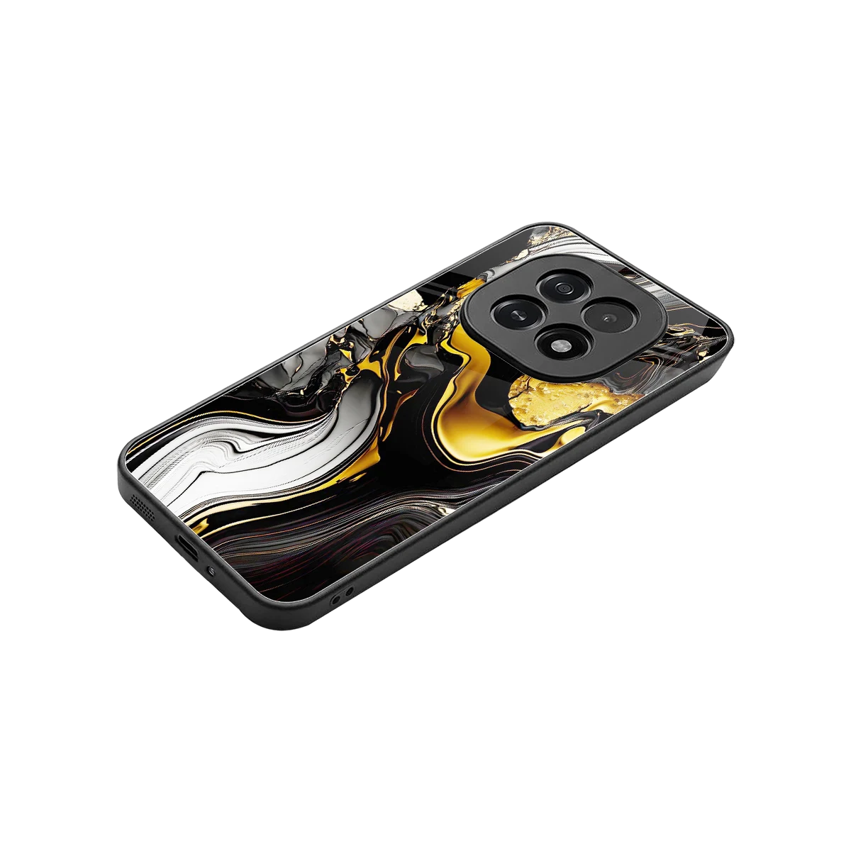 Bronze Glow stylish phone case for oppo f29 5g | glossy glass and slim fit