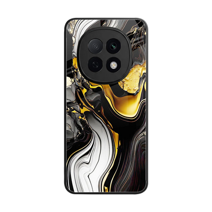 Bronze Glow back phone cover | glass case for oppo f29 pro 5g