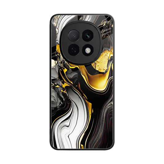 Bronze Glow back phone cover | glass case for oppo f29 pro 5g