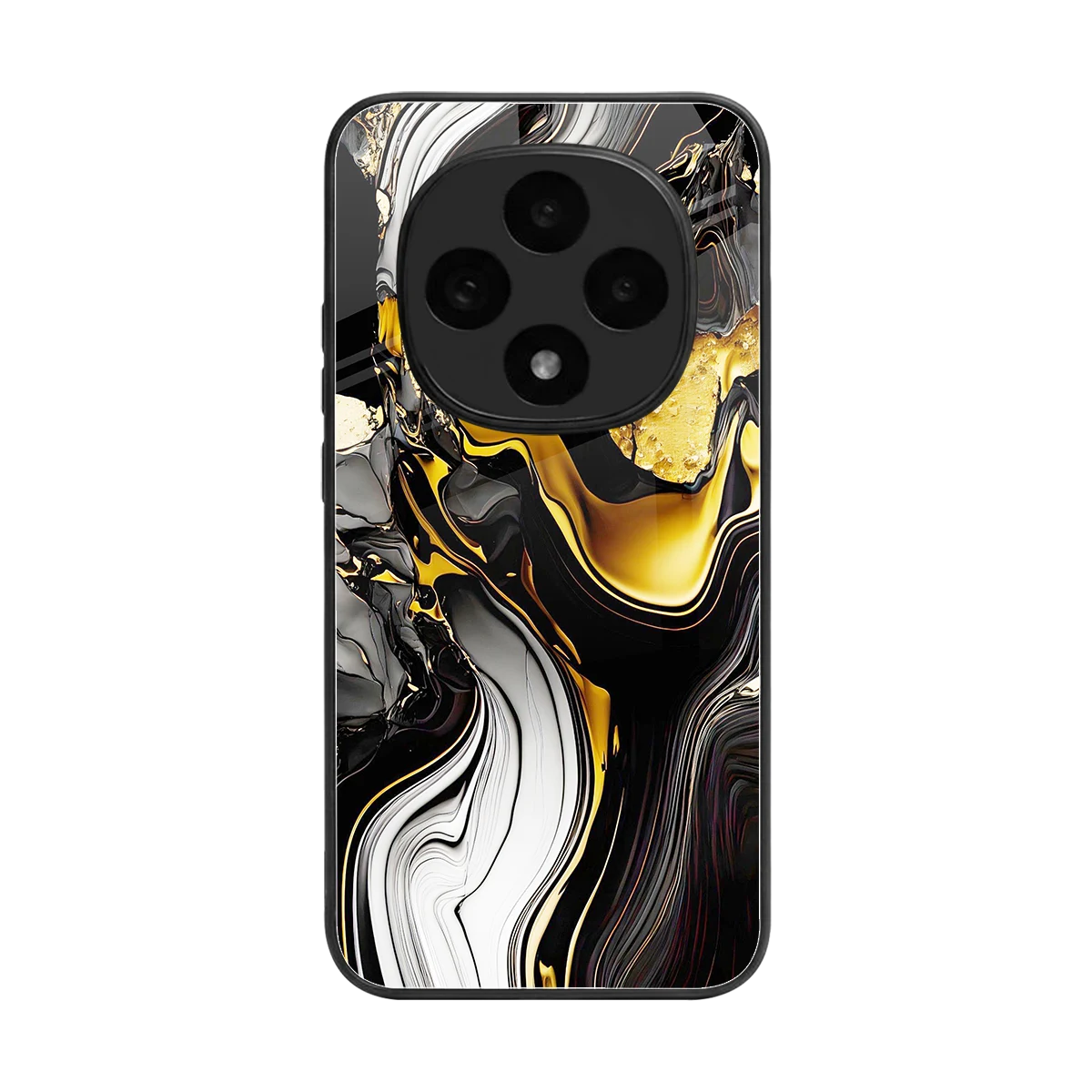 Bronze Glow back phone cover | glass case for oppo f31 pro 5g