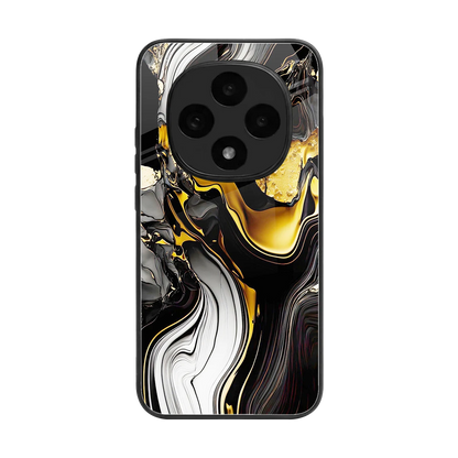 Bronze Glow back phone cover | glass case for oppo f31 pro 5g