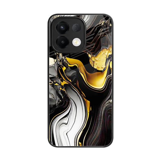 Bronze Glow back phone cover | glass case for oppo k13 5g