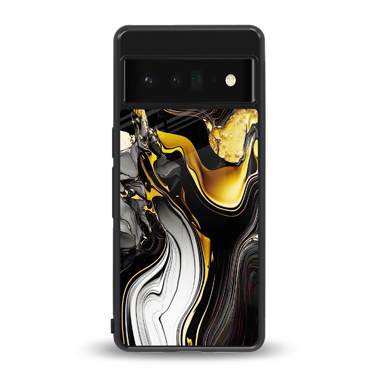 Bronze Glow back phone cover | glass case for google pixel 6 pro