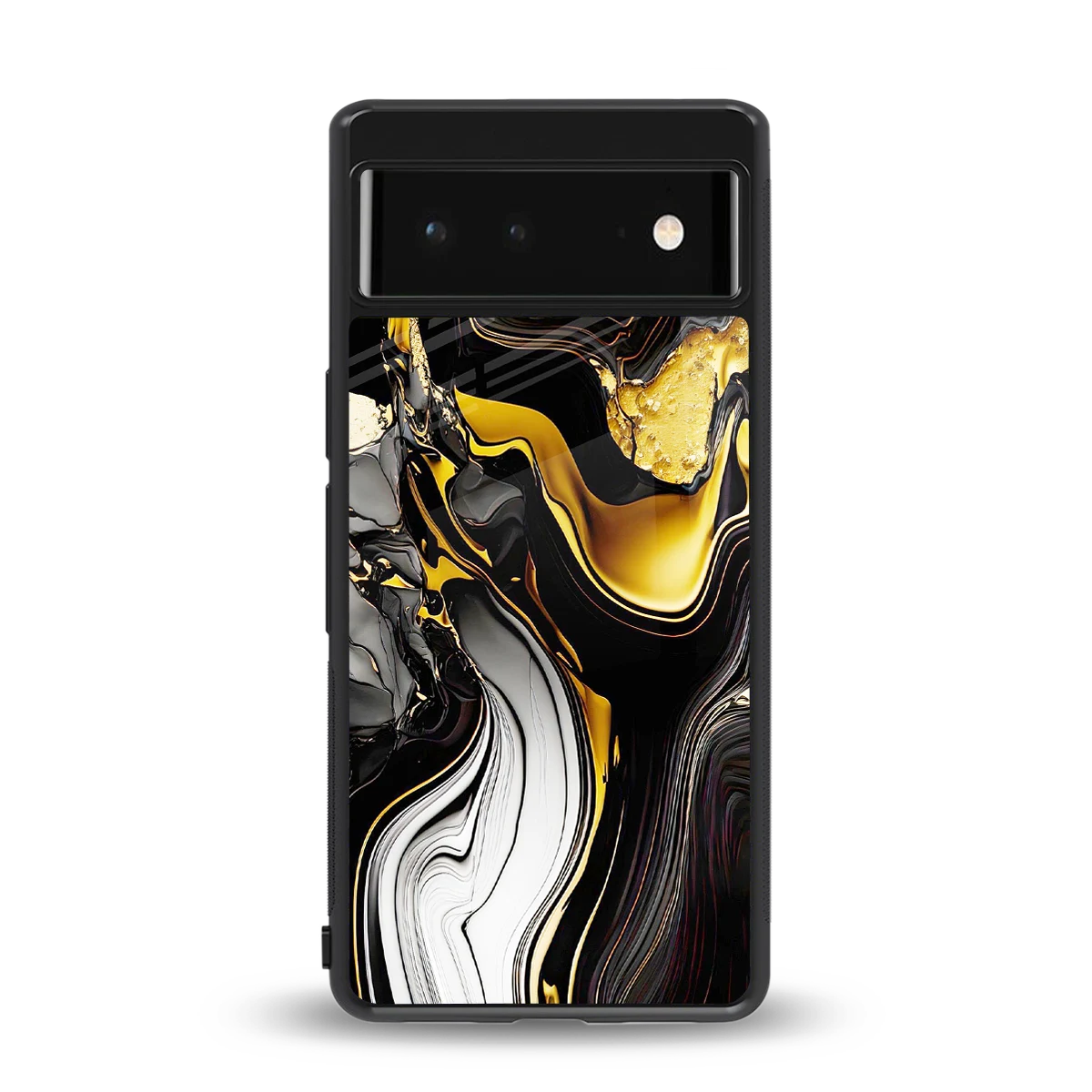 Bronze Glow back phone cover | glass case for google pixel 6a