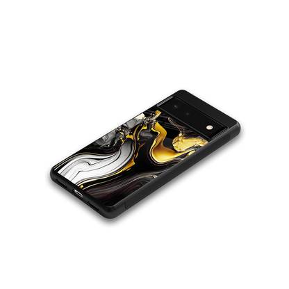 Bronze Glow google pixel 6 mobile cover | shockproof glass phone case