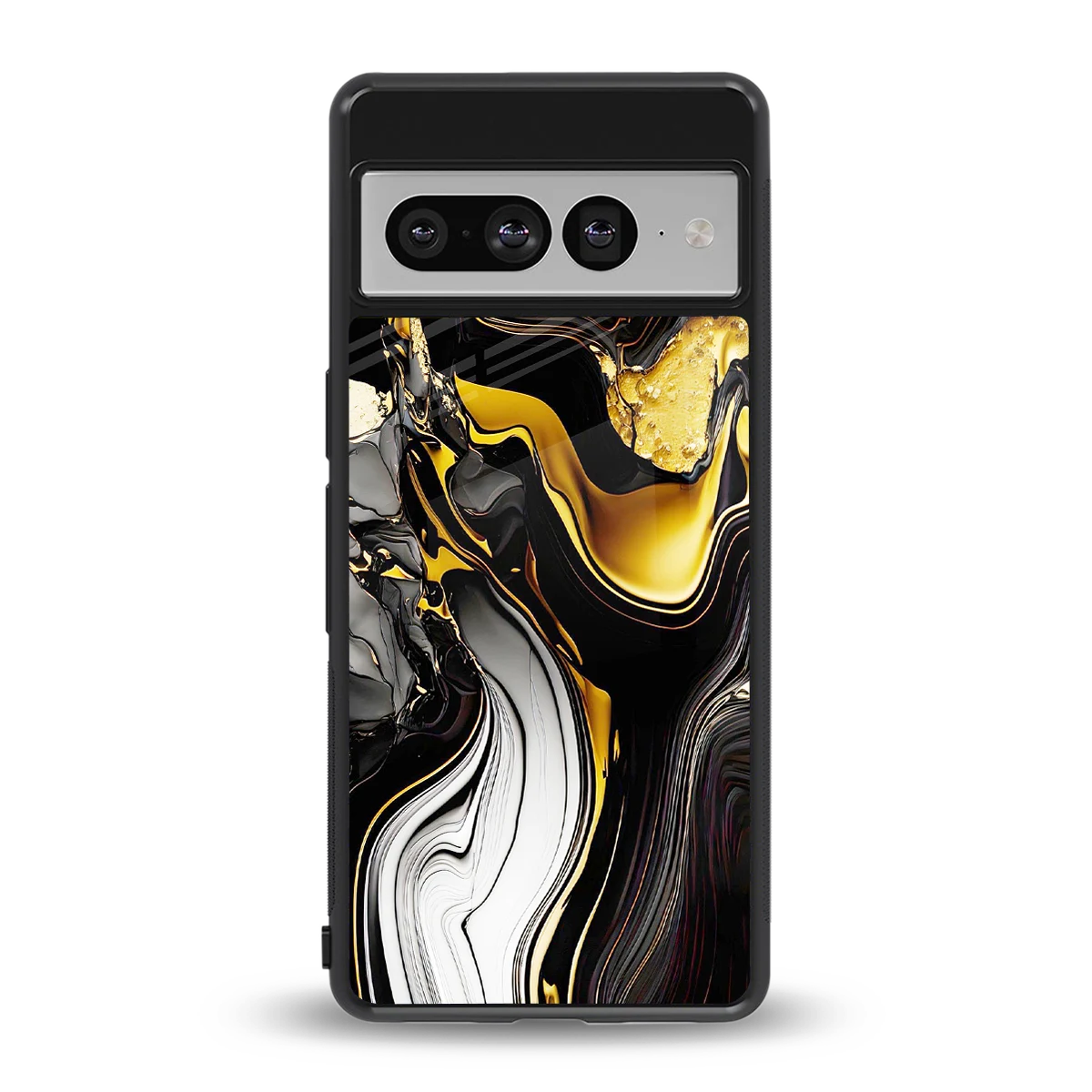 Bronze Glow back phone cover | glass case for google pixel 7 pro