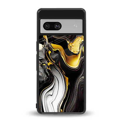 Bronze Glow back phone cover | glass case for google pixel 7a