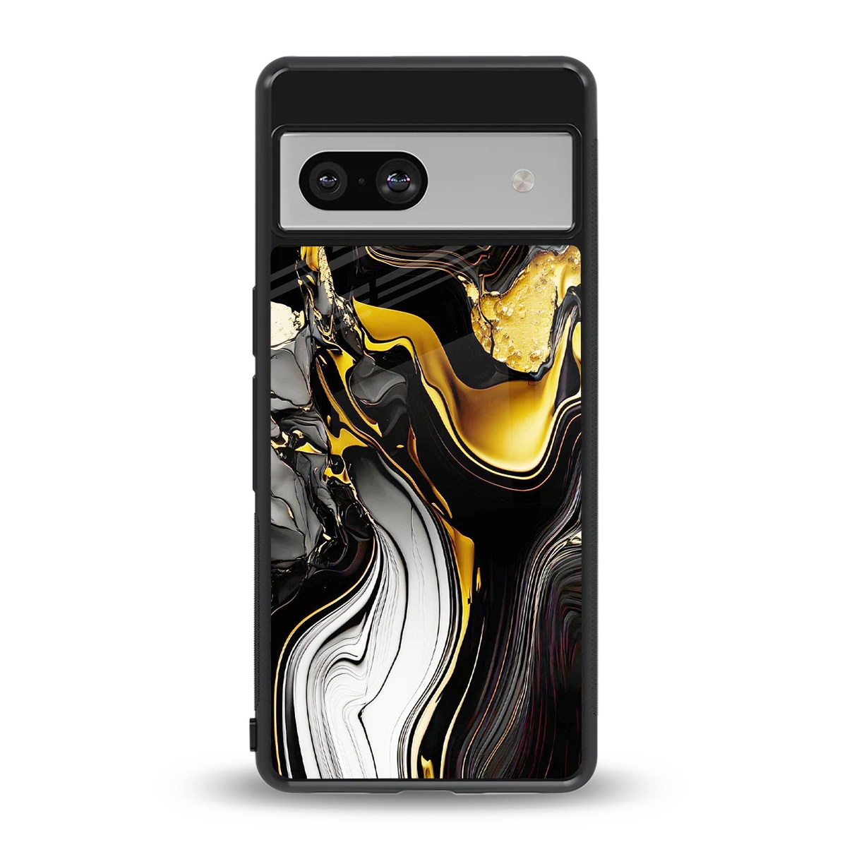 Bronze Glow back phone cover | glass case for google pixel 7