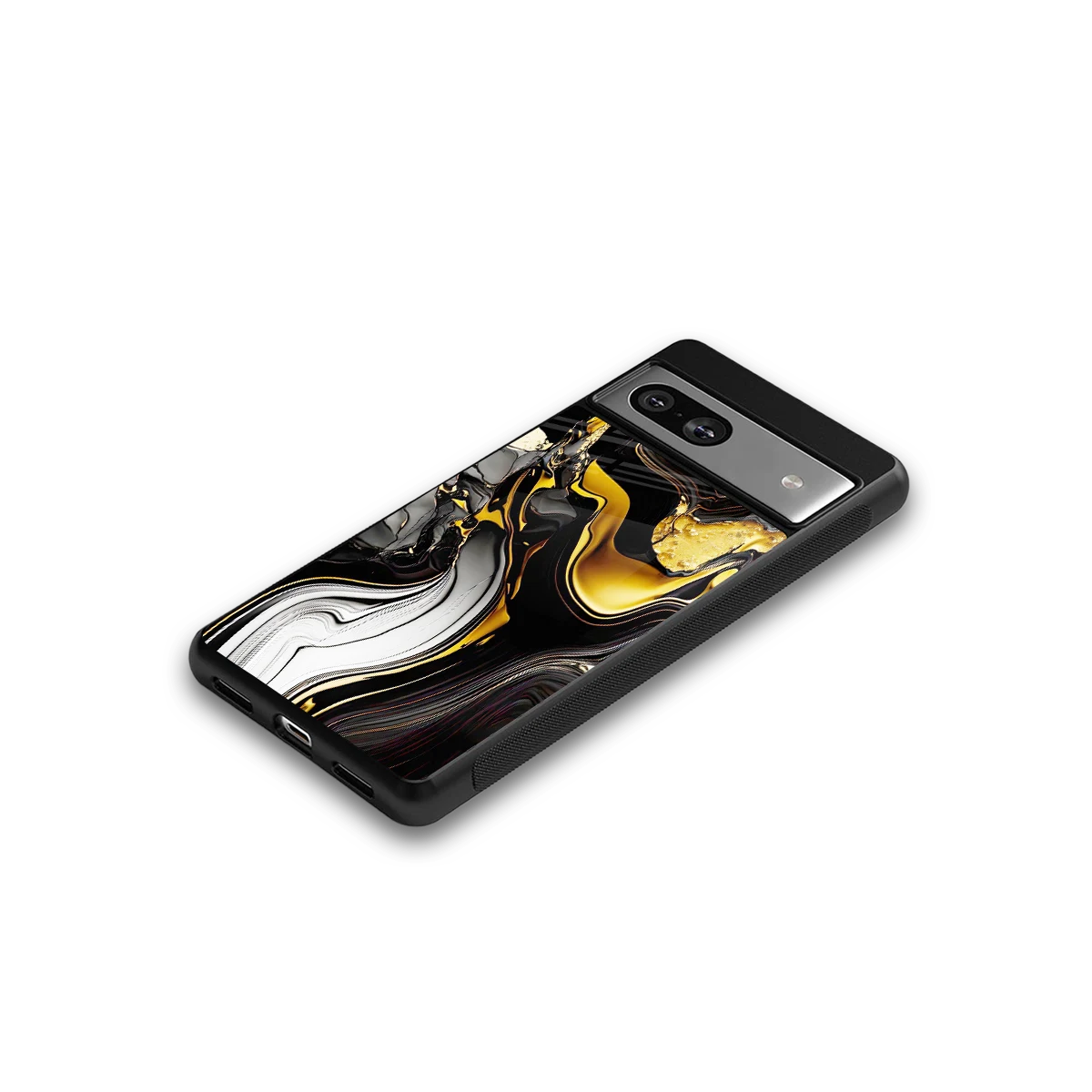 Bronze Glow google pixel 7a mobile cover | shockproof glass phone case