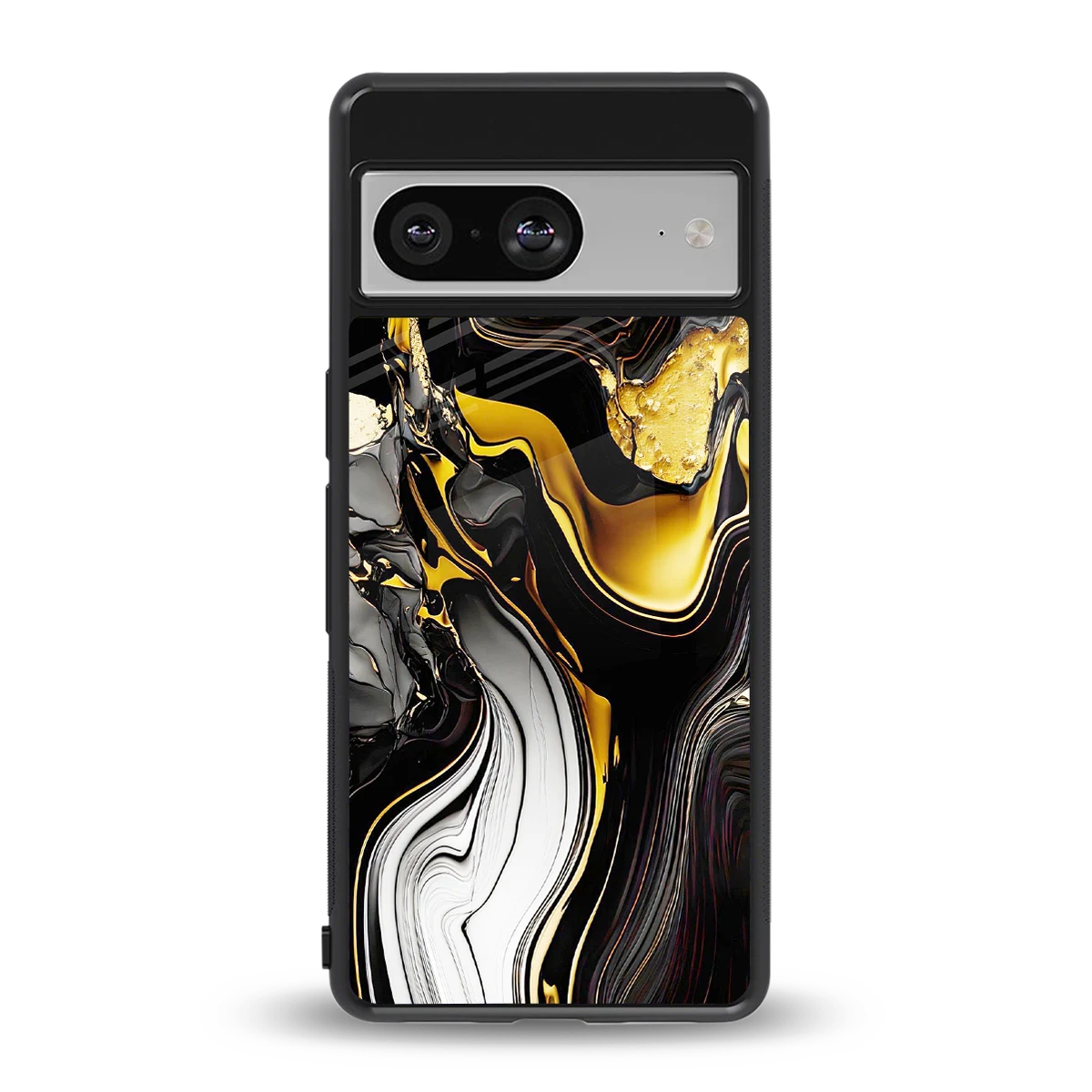 Bronze Glow back phone cover | glass case for google pixel 8