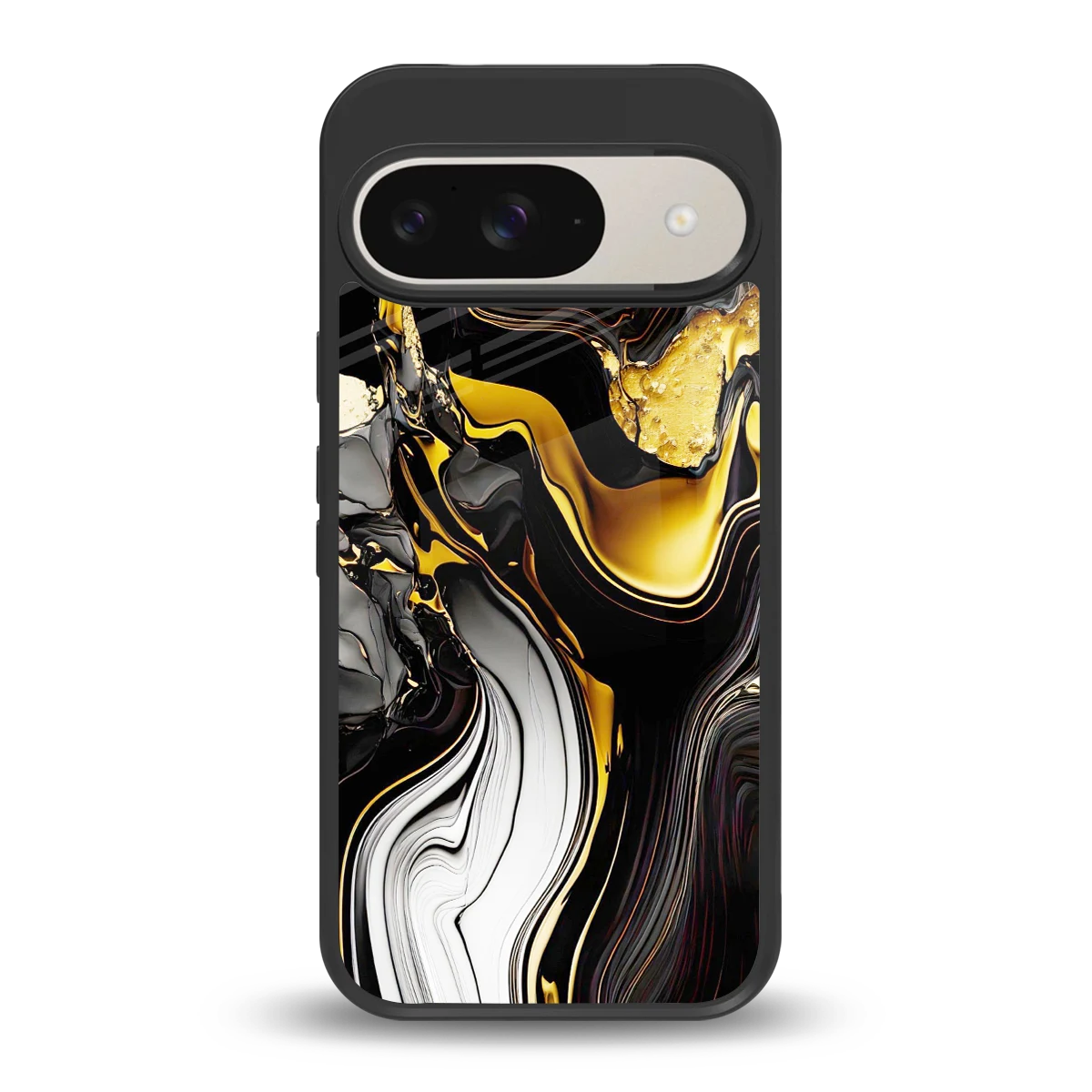 Bronze Glow back phone cover | glass case for google pixel 9