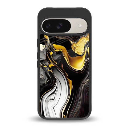 Bronze Glow back phone cover | glass case for google pixel 9