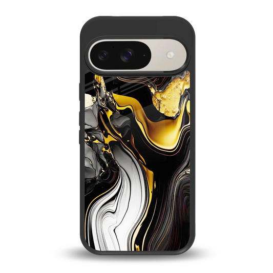 Bronze Glow back phone cover | glass case for google pixel 9