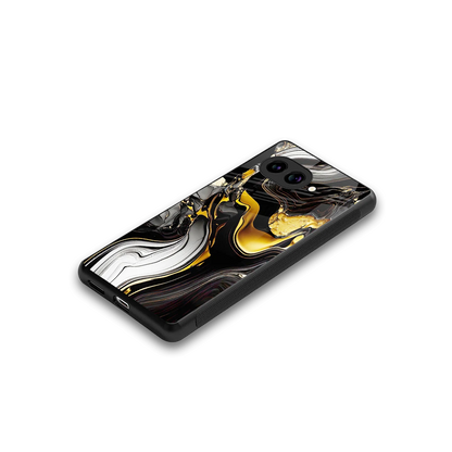 Bronze Glow stylish phone case for google pixel 9a | glossy glass and slim fit