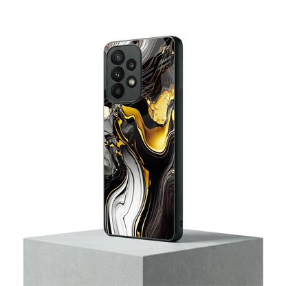 Bronze Glow samsung galaxy a23 mobile cover | shockproof glass phone case