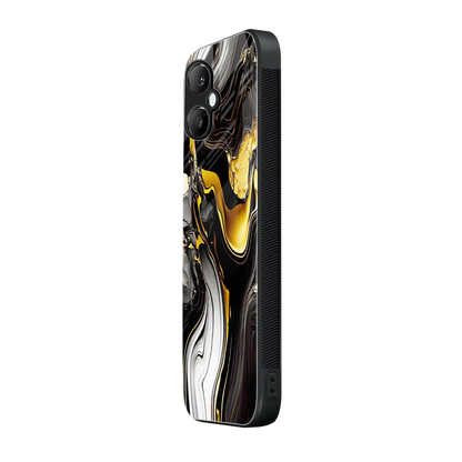 Bronze Glow samsung galaxy a06 5g mobile cover | shockproof glass phone case