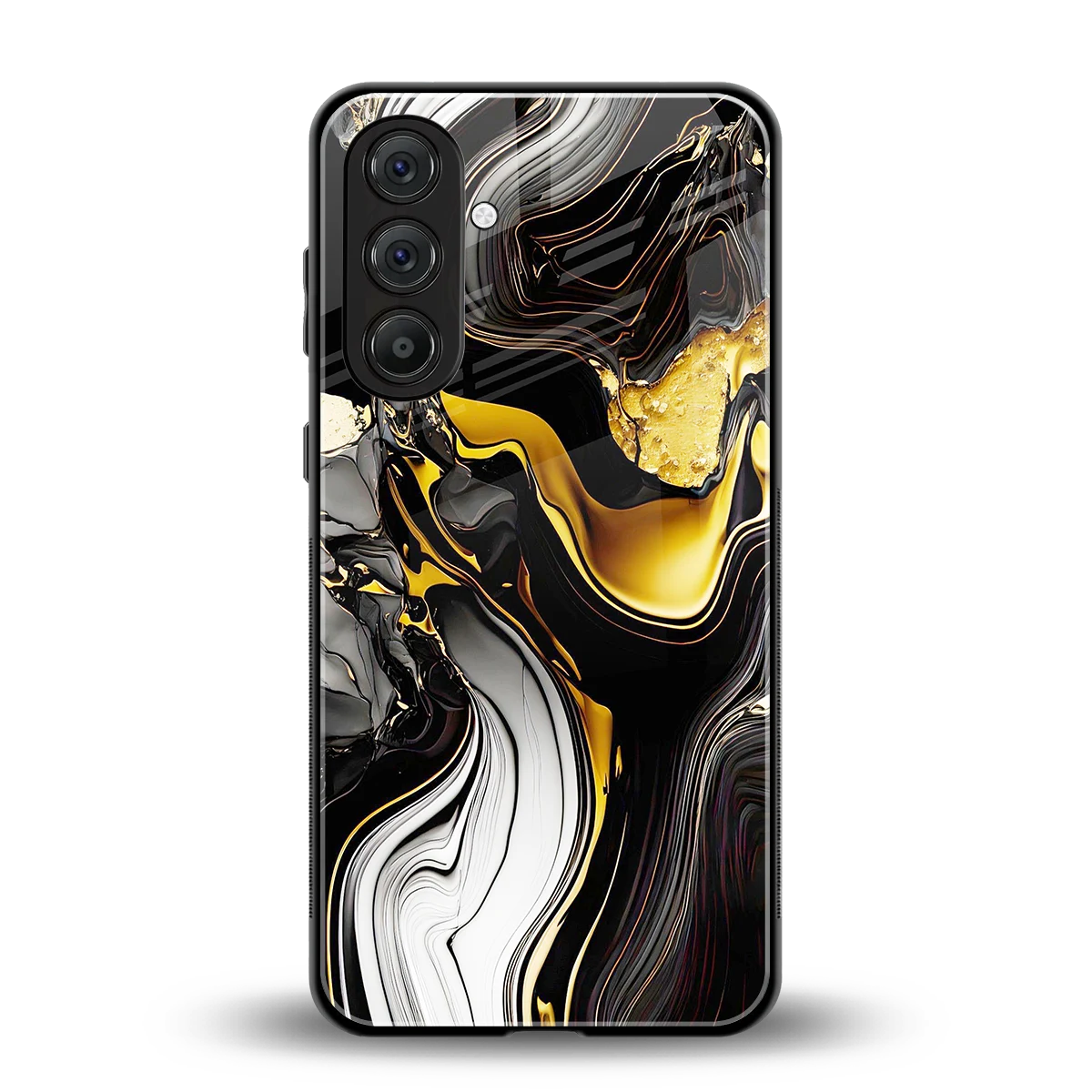 Bronze Glow back phone cover | glass case for samsung galaxy a55 5g