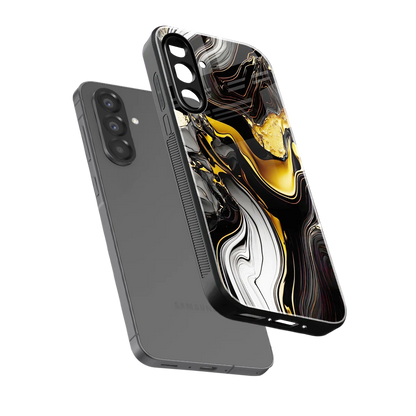 Bronze Glow sleek samsung galaxy a17 5g cover with tempered glass back and TPU edges