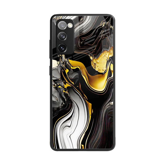 Bronze Glow back phone cover | glass case for samsung galaxy s20 fe