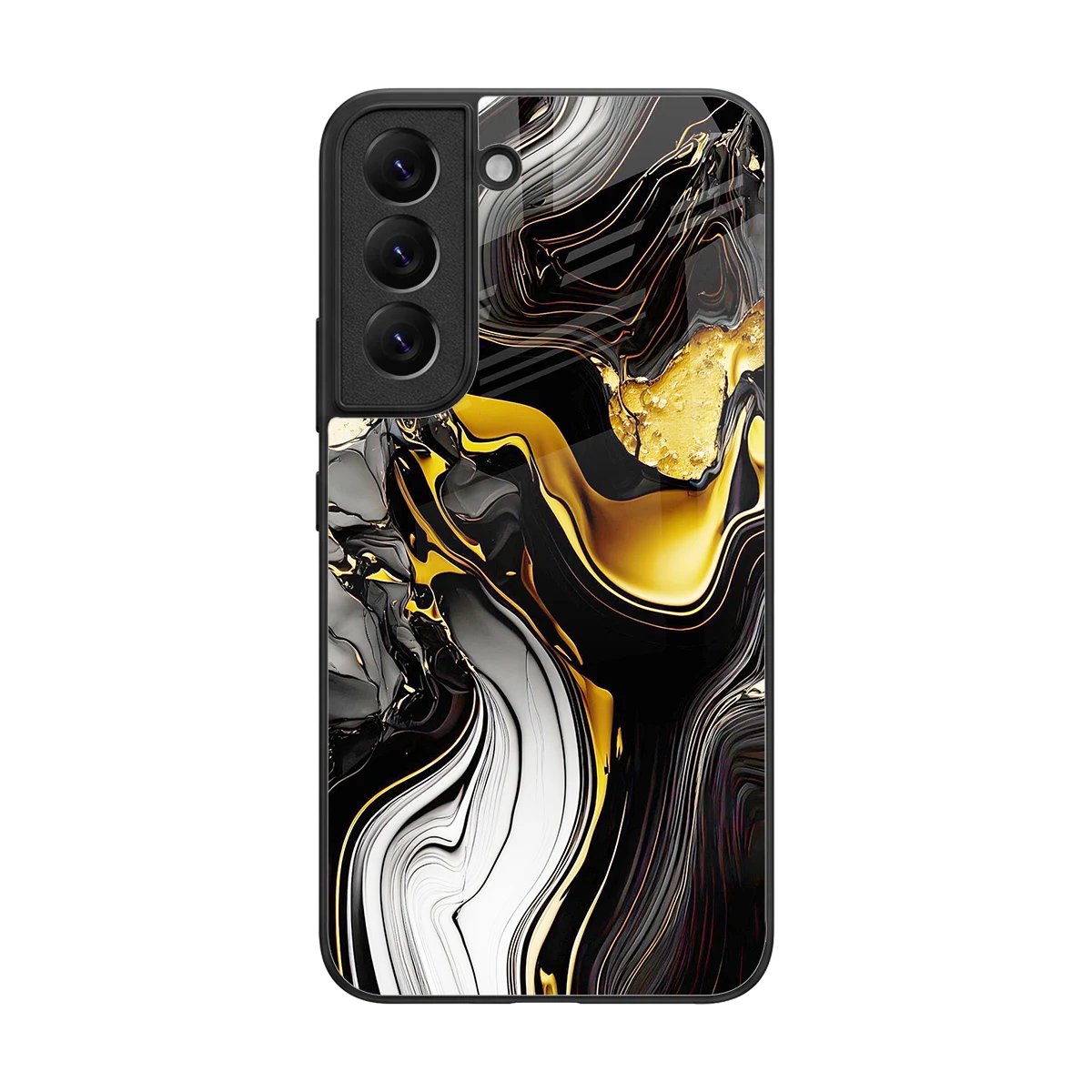 Bronze Glow back phone cover | glass case for samsung galaxy s22