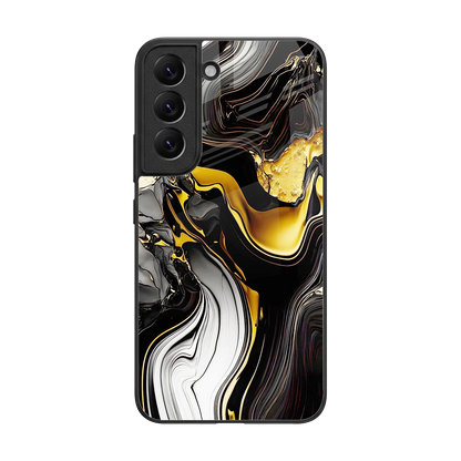 Bronze Glow back phone cover | glass case for samsung galaxy s22