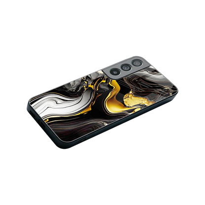 Bronze Glow stylish phone case for samsung galaxy s22 | glossy glass and slim fit