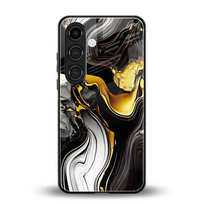 Bronze Glow back phone cover | glass case for samsung galaxy s23 plus