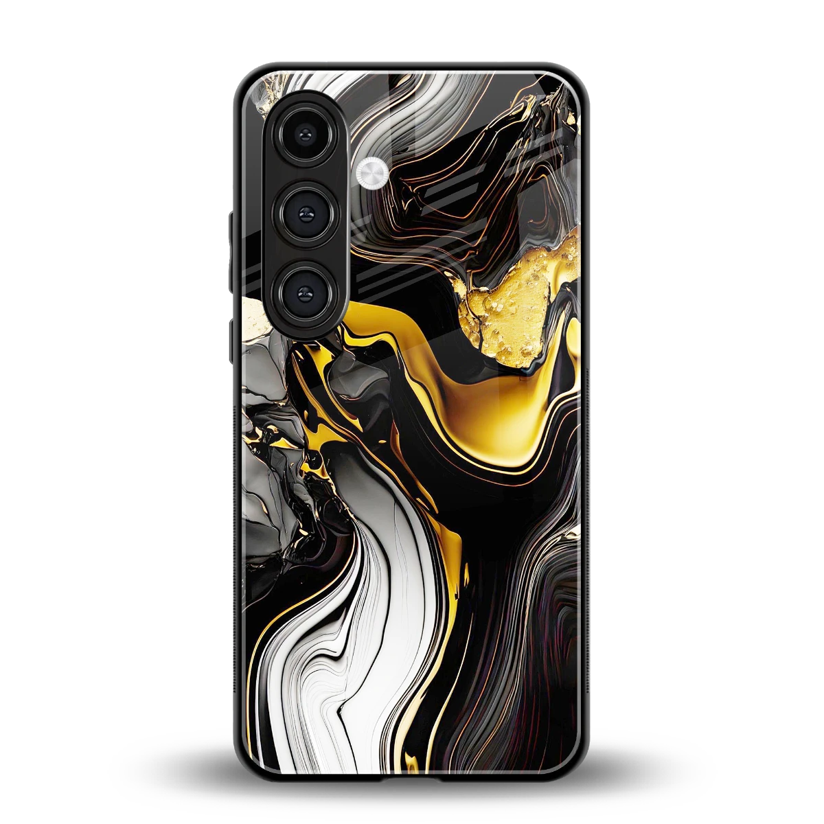 Bronze Glow back phone cover | glass case for samsung galaxy s23 fe