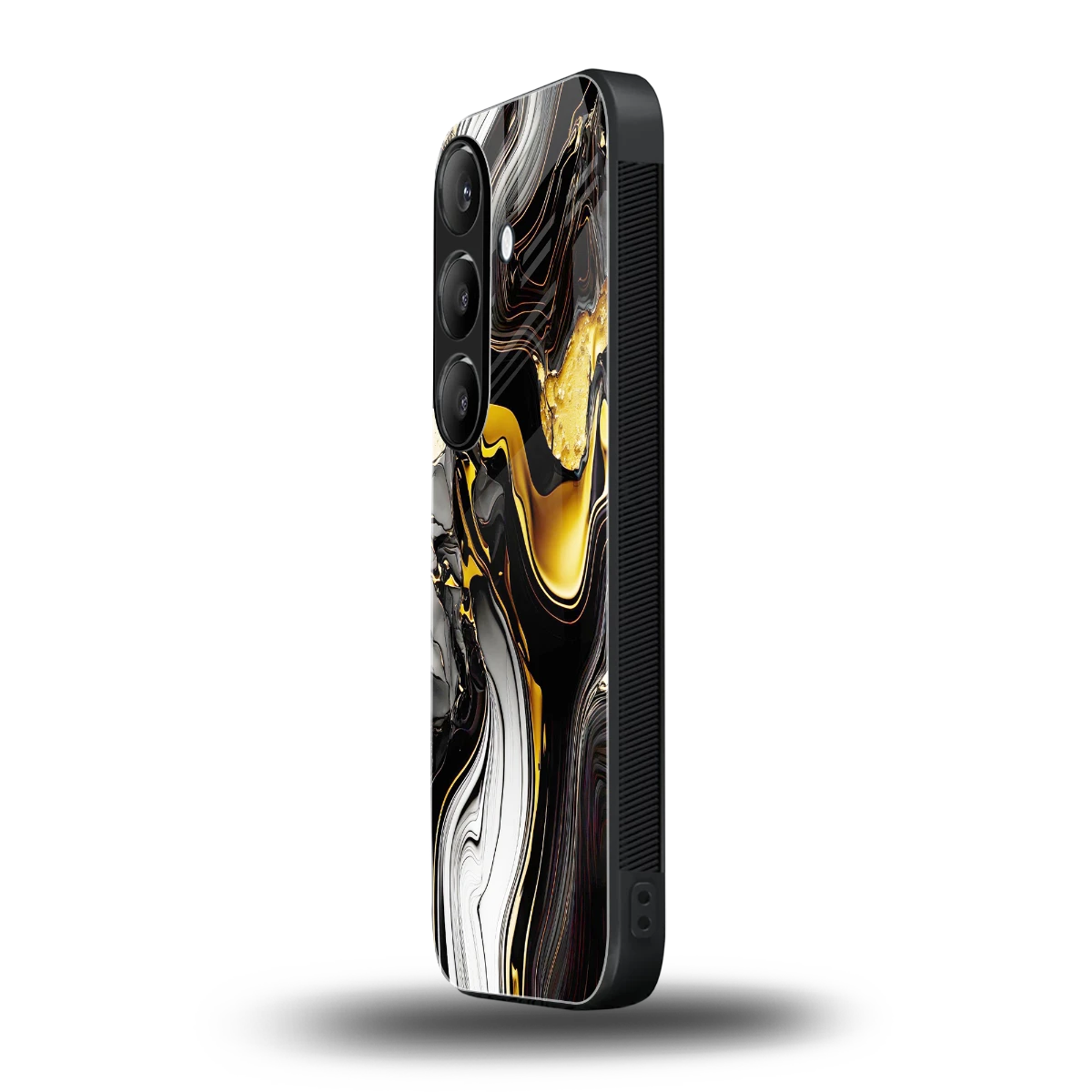Bronze Glow samsung galaxy s24 mobile cover | shockproof glass phone case