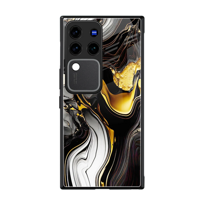 Bronze Glow back phone cover | glass case forvivo v30 pro