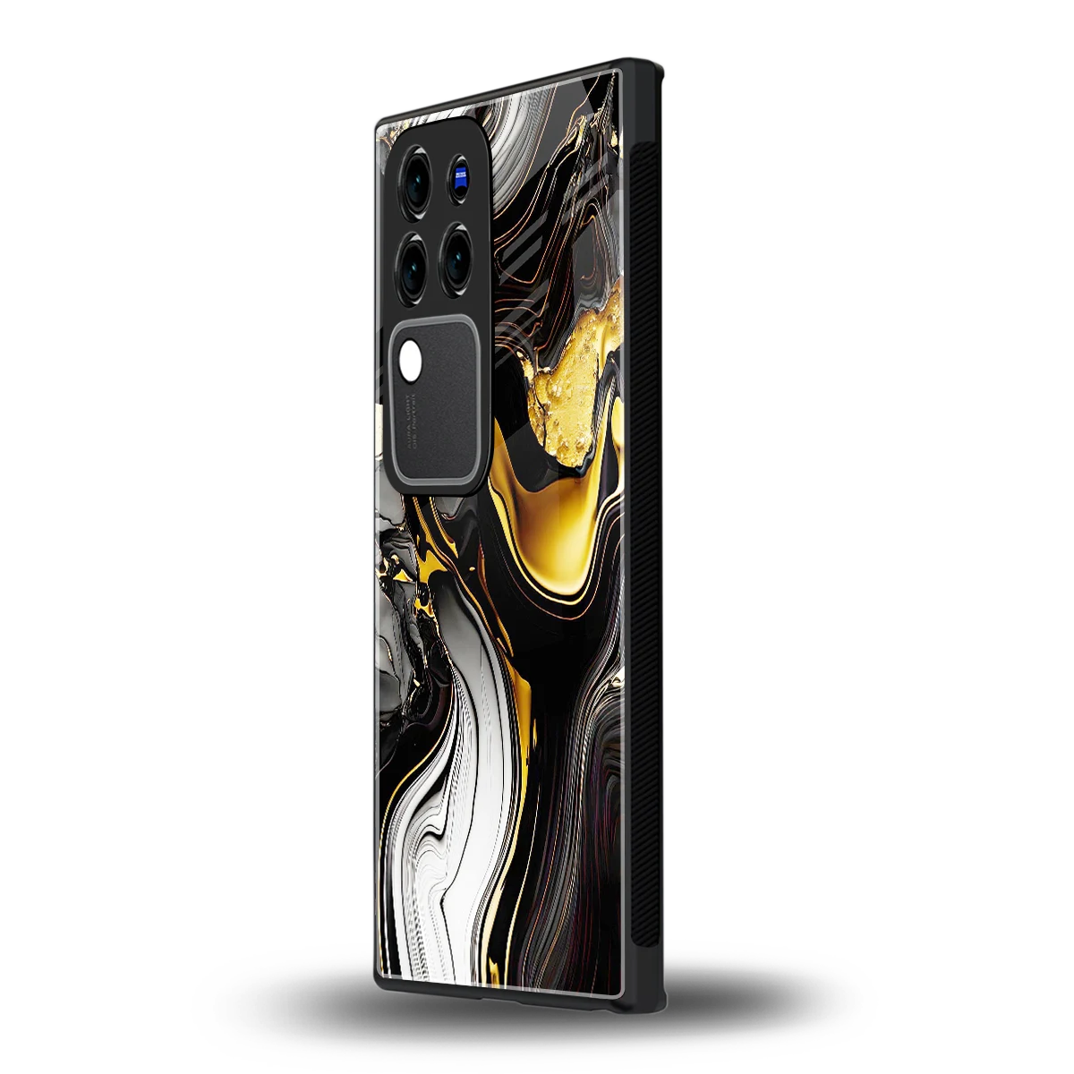 Bronze Glowvivo v30 pro mobile cover | shockproof glass phone case