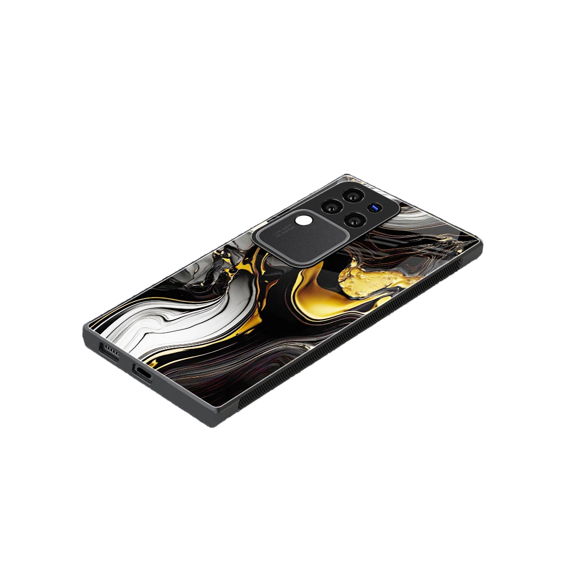 Bronze Glow stylish phone case forvivo v30 pro | glossy glass and slim fit