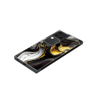 Bronze Glow stylish phone case forvivo v30 pro | glossy glass and slim fit