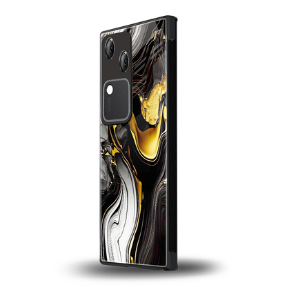 Bronze Glow vivo v30 mobile cover | shockproof glass phone case