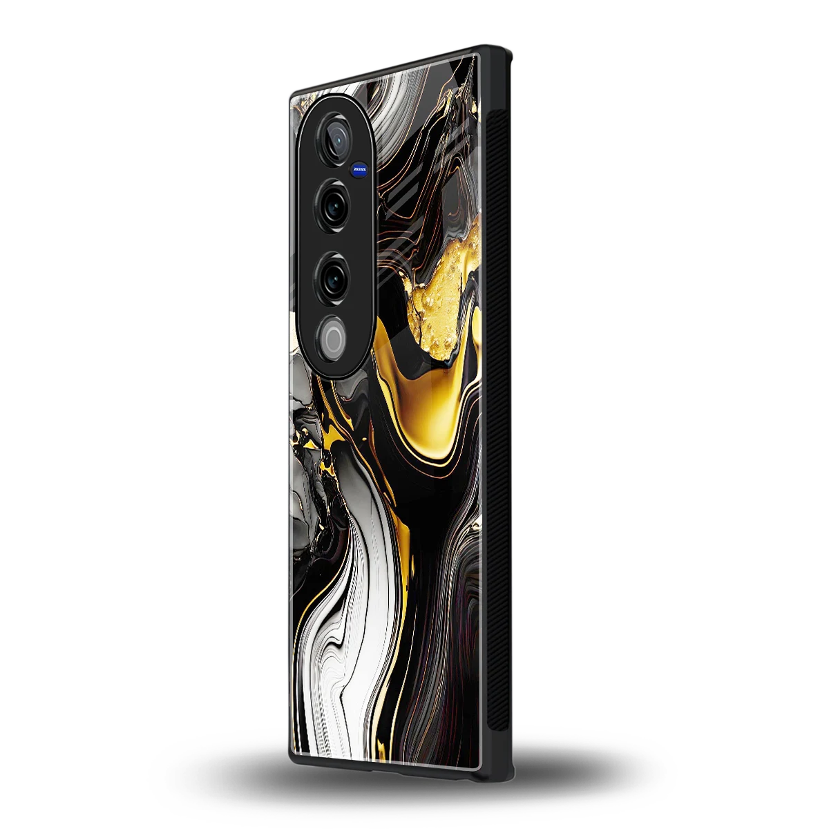 Bronze Glow vivo v40 pro mobile cover | shockproof glass phone case