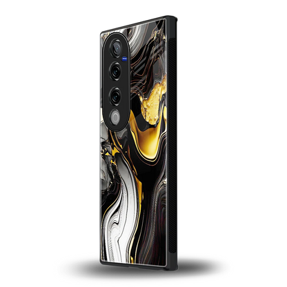 Bronze Glow vivo v40 pro mobile cover | shockproof glass phone case