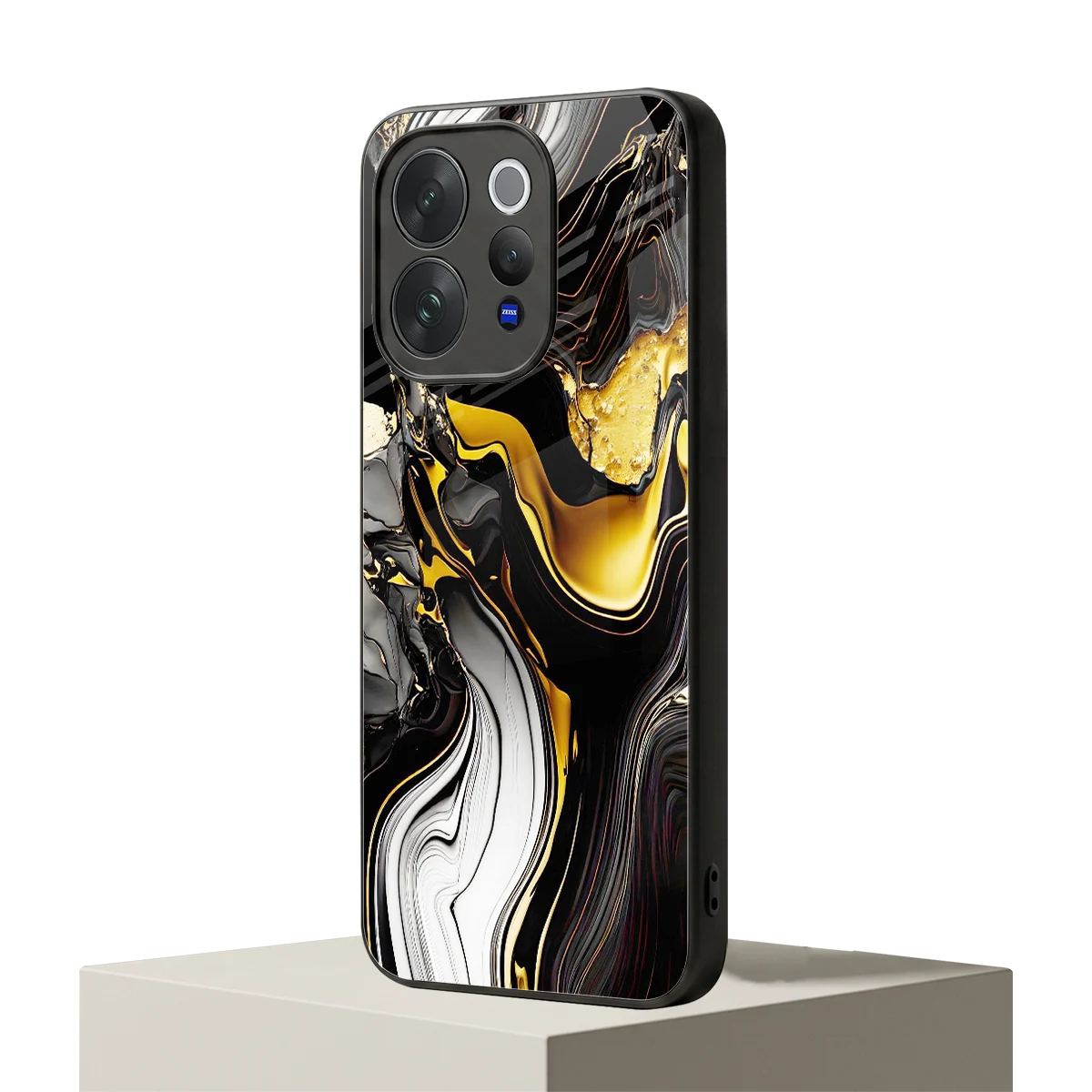 Bronze Glow vivo v70 elite mobile cover | shockproof glass phone case