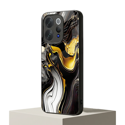 Bronze Glow vivo v70 elite mobile cover | shockproof glass phone case