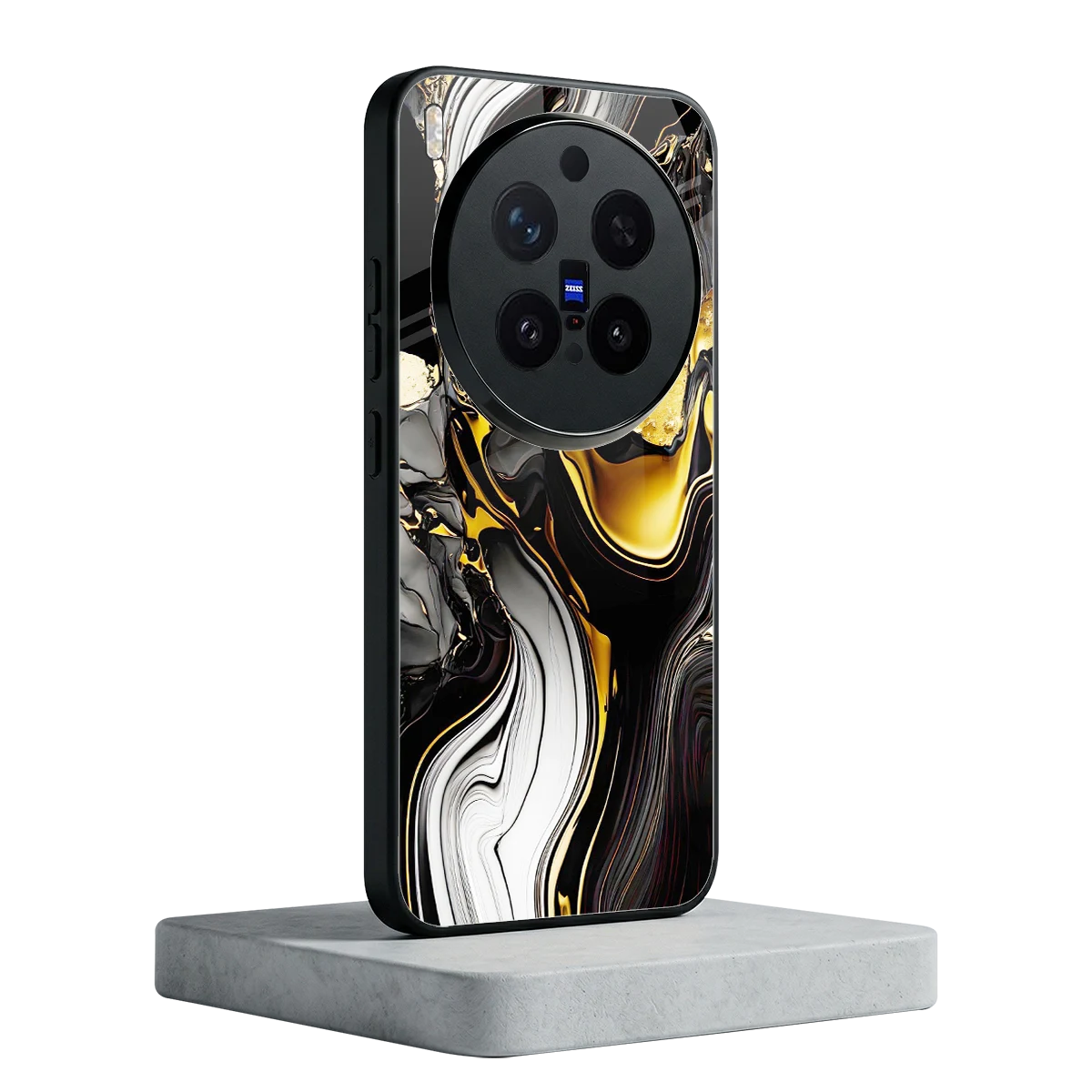 Bronze Glow vivo x300 pro mobile cover | shockproof glass phone case
