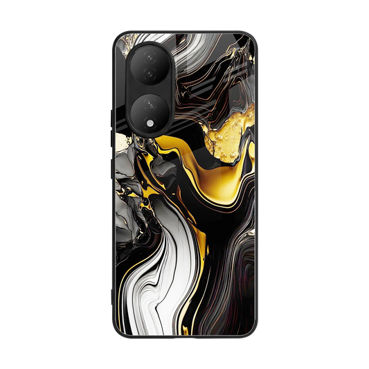 Bronze Glow back phone cover | glass case for Vivo-y100