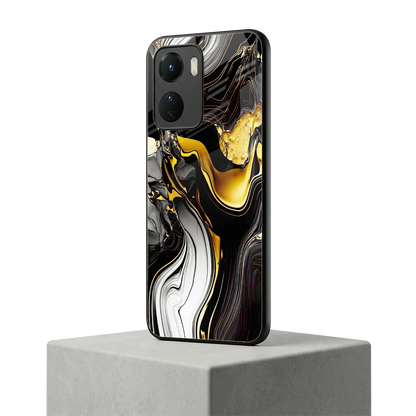 Bronze Glow vivo y16 mobile cover | shockproof glass phone case