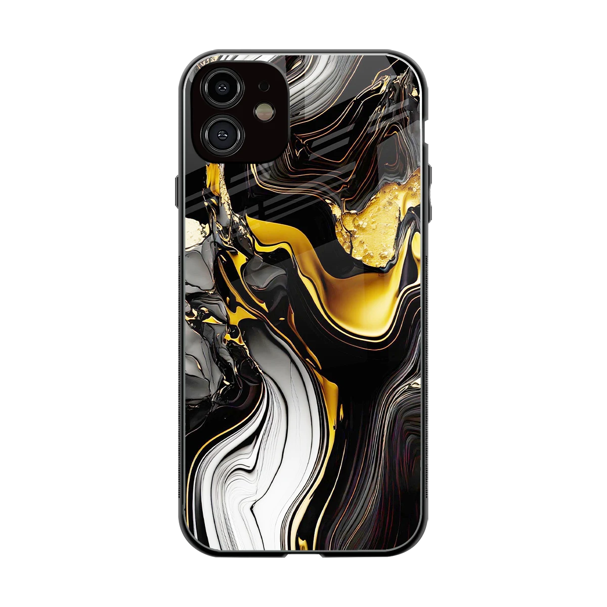 Bronze Glow back phone cover | glass case for iphone 11